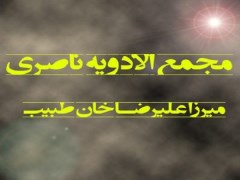 دانلود نسخه خطی کتاب مجمع الادویه ناصری نوشته میرزا علیرضا خان طبیب