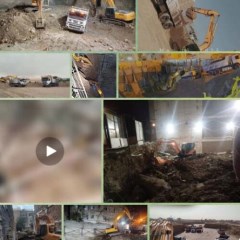 خاکبرداری و گودبرداری توسط کامیون و بیل مکانیکی با کد پیمانکاری از طرف